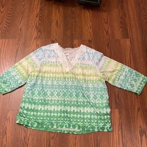 Alfred Dunner Top Sz 2x